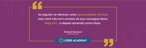 Frase de liderança: Richard Branson